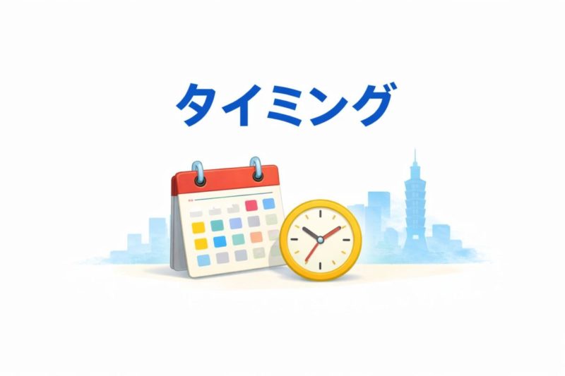 タイミング