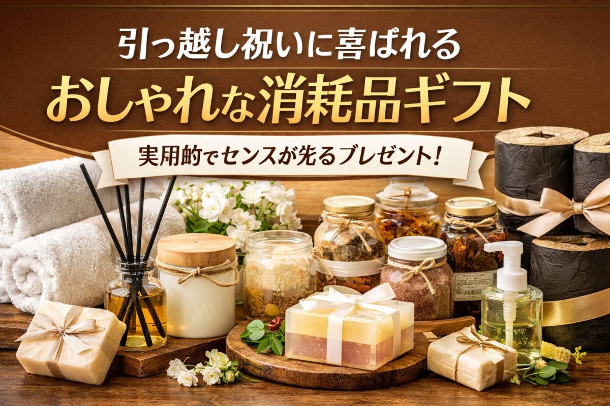 引っ越し祝いの消耗品ギフト