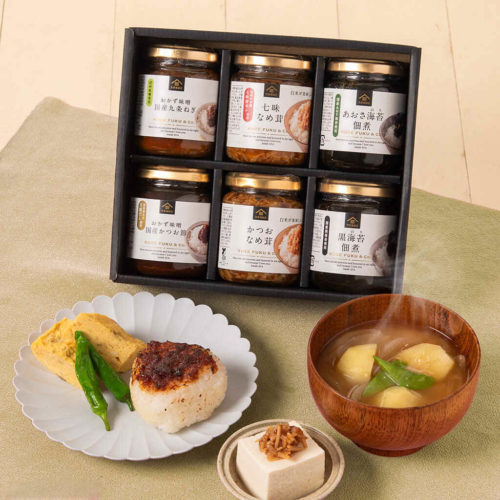 お手軽おすすめご飯のおともギフト（なめ茸・佃煮海苔・おかず味噌）