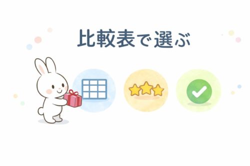 比較で選ぶ