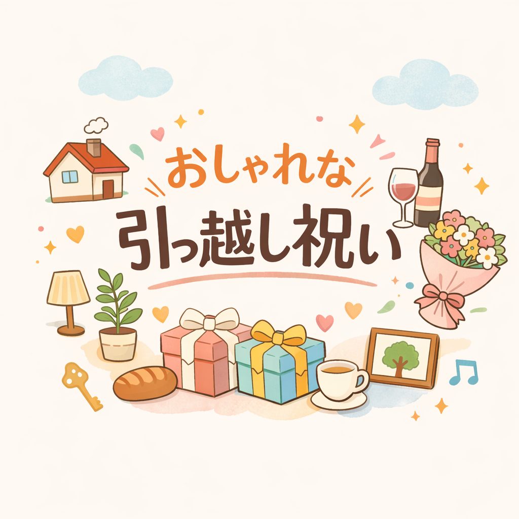 引っ越し祝い おしゃれ｜外さない7選とNG回避
