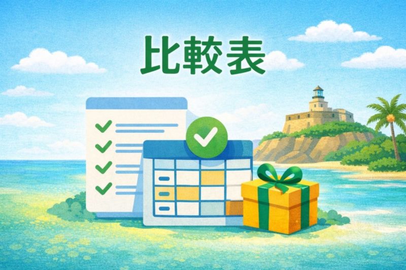 引っ越し祝い プエルトリコ|比較表