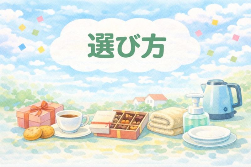 引っ越し祝いの選び方（相手別の正解）